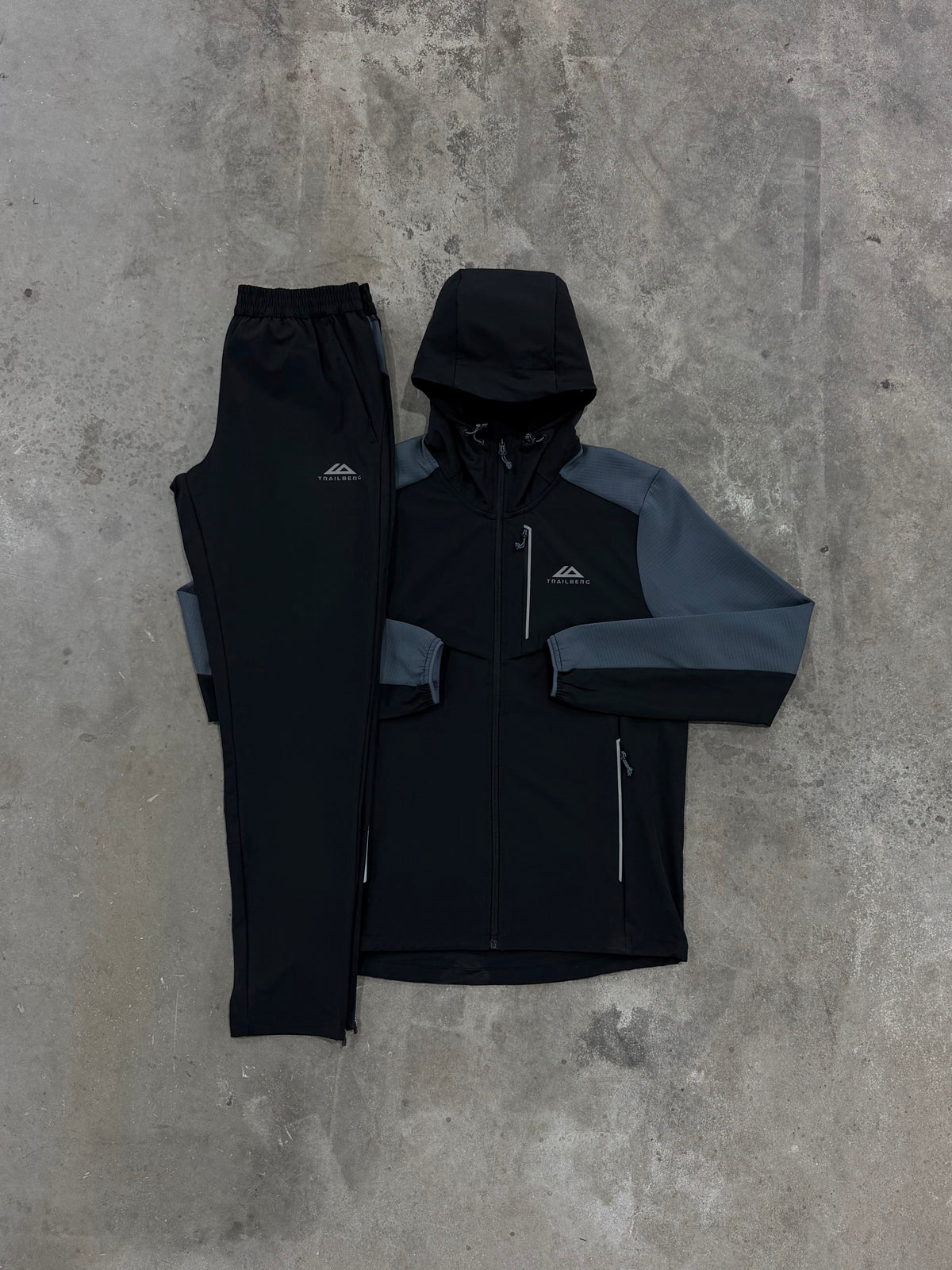 Trailberg Rapid Dash 3.0 Black Tracksuit - Jacket / Pant from DripModa