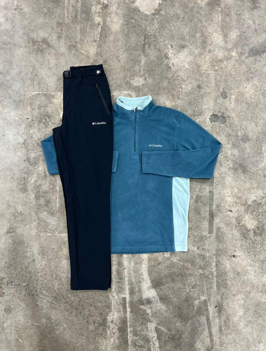Columbia Klamath Everblue Set - Quarter Zip / Pant