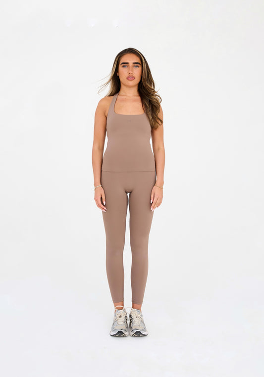 MDA Core Halter Top - Fawn