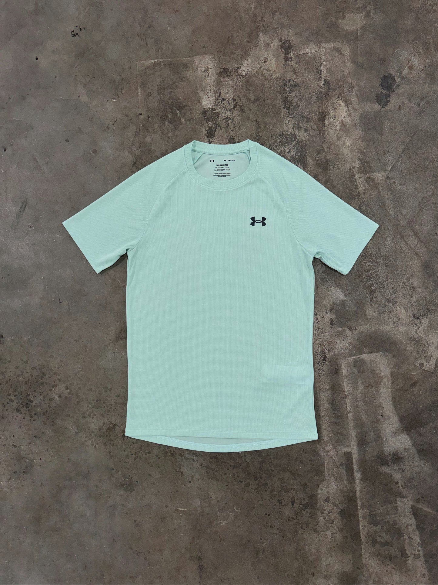 Under Armour Textured T Shirt -  Refresh Mint
