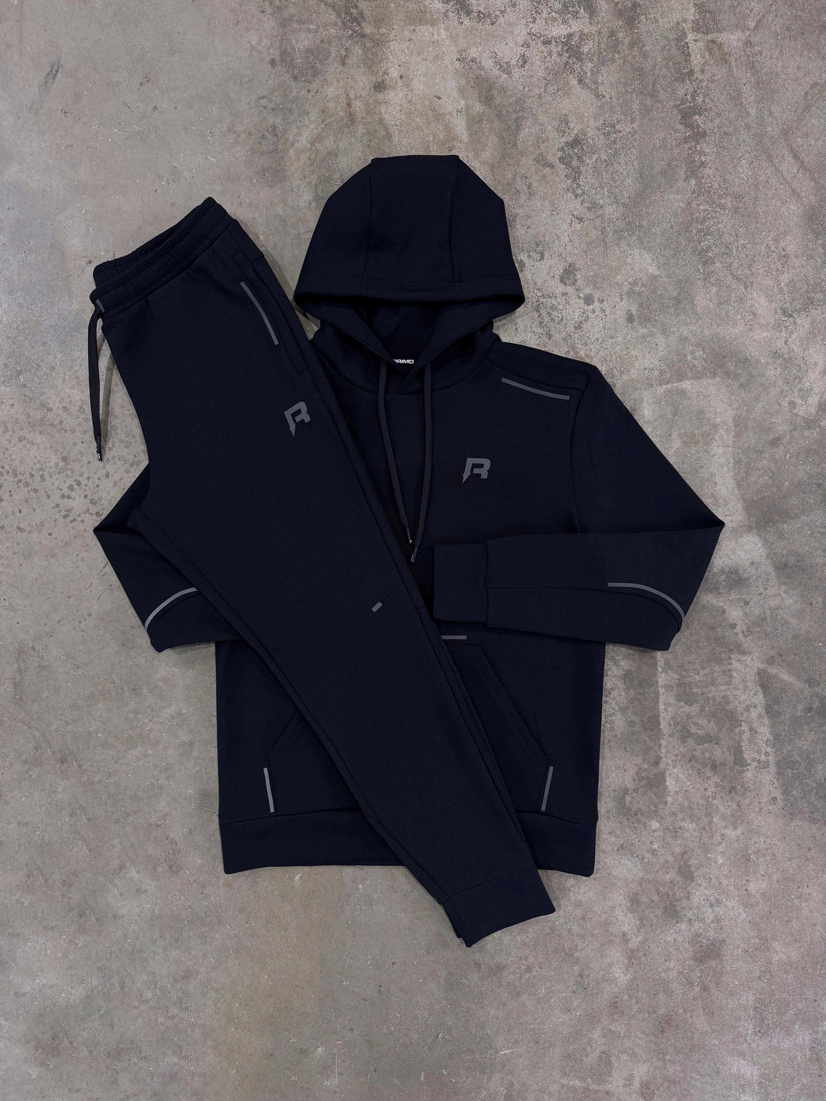 Reprimo Black Motion Tracksuit - Hoodie / Jogger