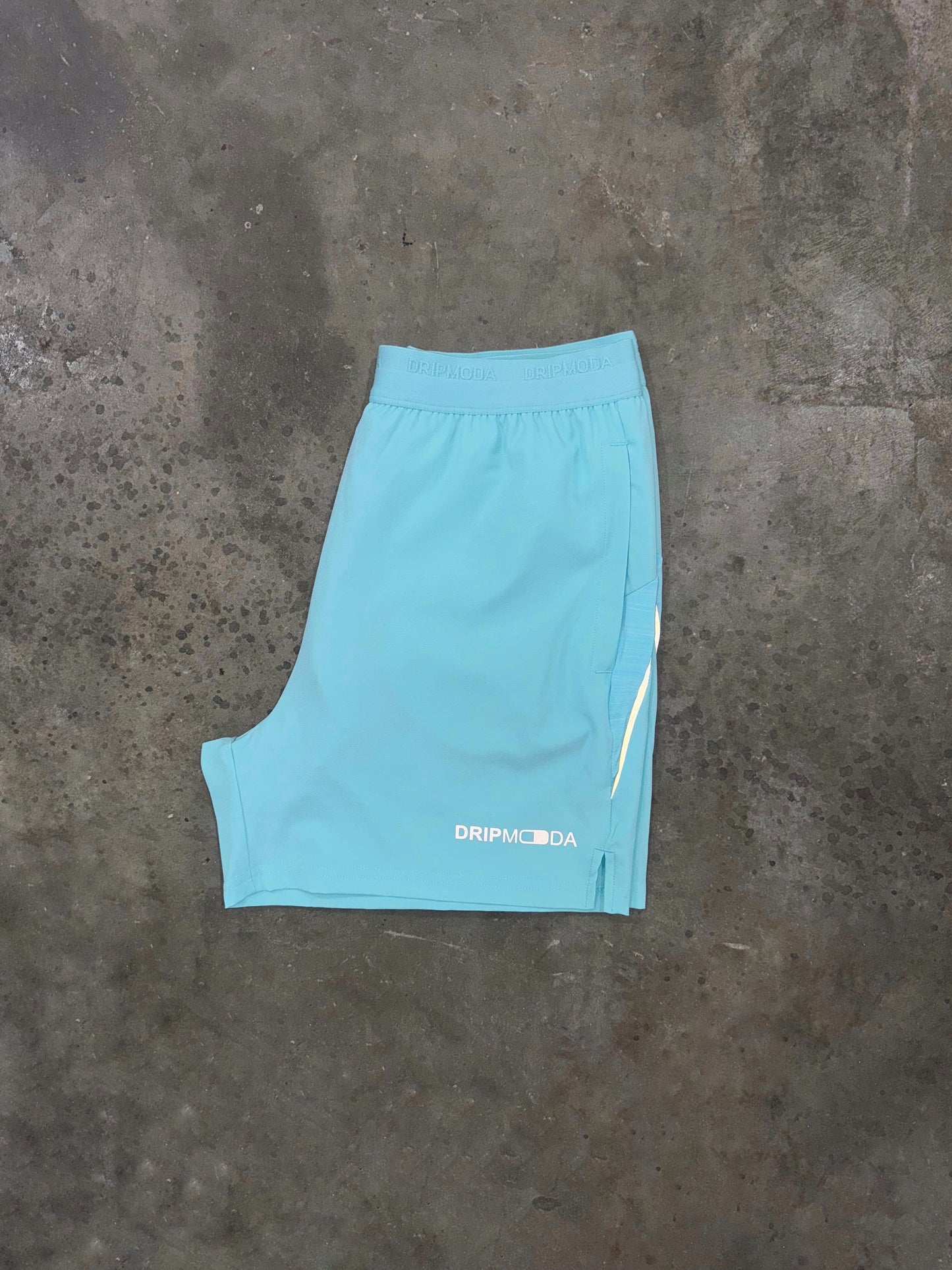 Dripmoda Panel Short - Turquoise
