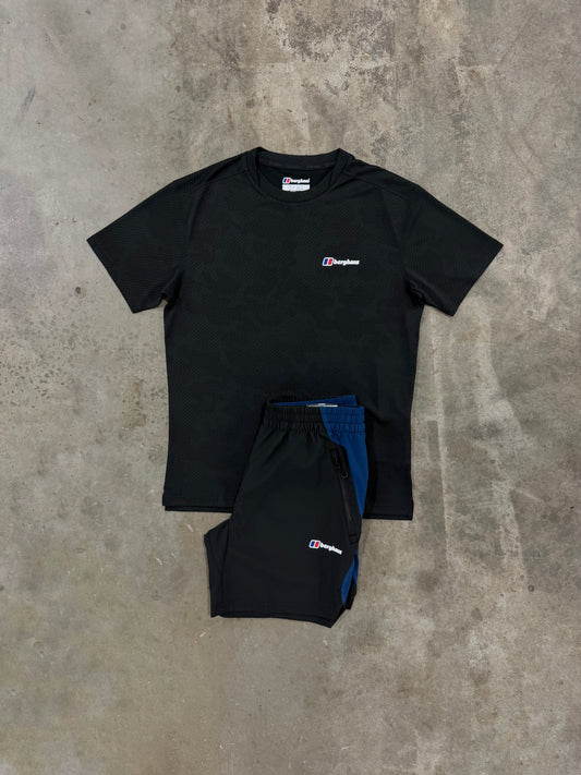 Berghaus Dawdon Tech Black Set - T Shirt / Short