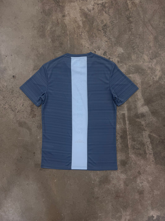 Trailberg AW25 Cloud T Shirt - Slate Blue / Dove Blue