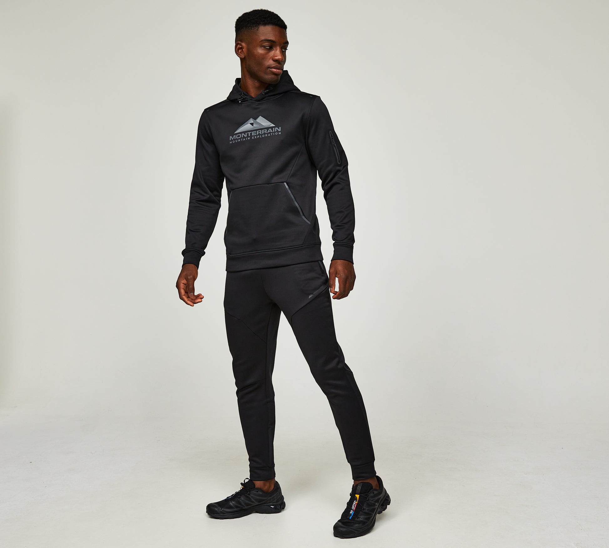 Monterrain Speed 2.0 Poly Fleece Jogger - Black from Dripmoda