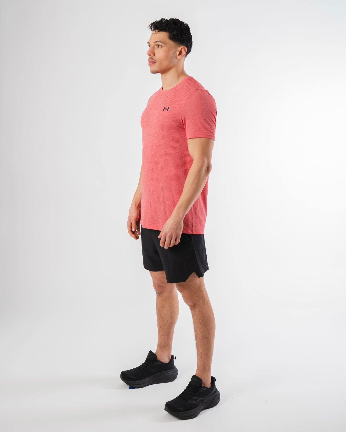 Under Armour Seamless Vanish Pink Set - T Shirt / Short
