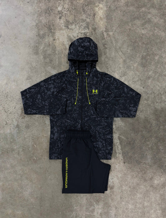 Under Armour Vibe Woven Black Set - Jacket / Short