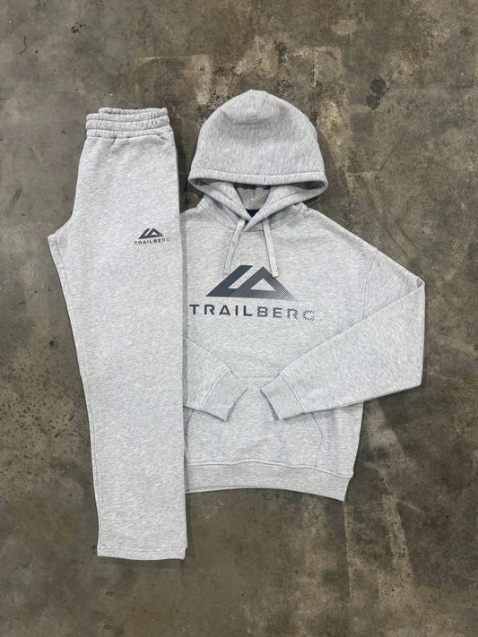Trailberg Fraction Marl Grey Tracksuit - Hoodie / Jogger