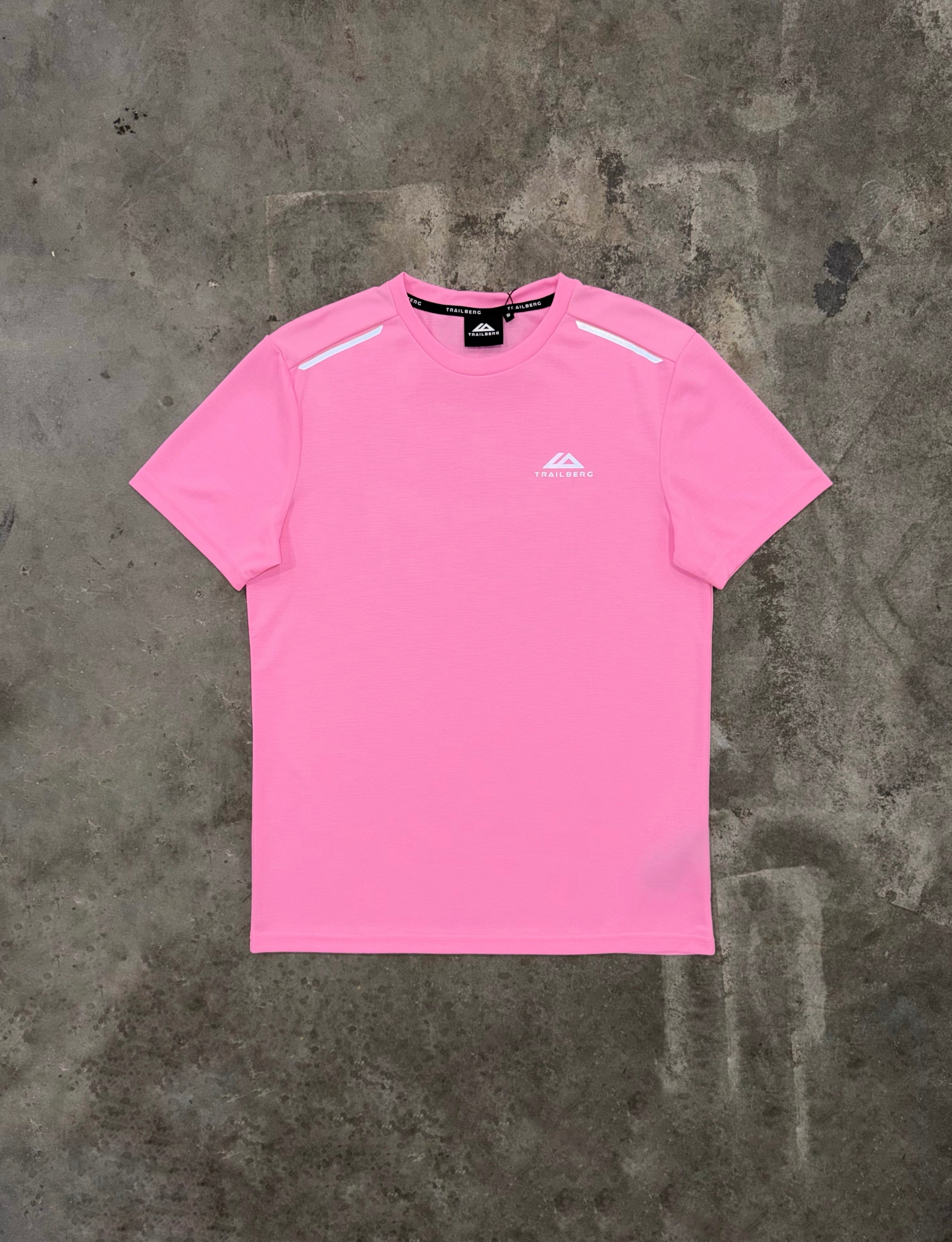 Trailberg Endura T Shirt - Cotton Pink from DripModa