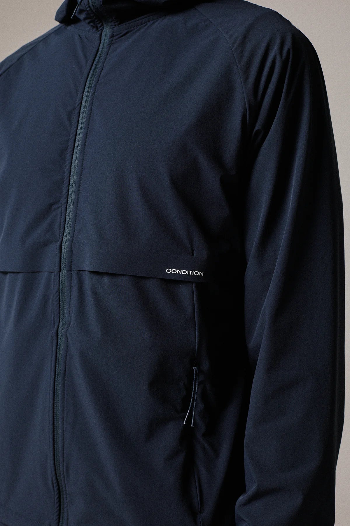 Condition Everyday Nylon Windbreaker - Navy