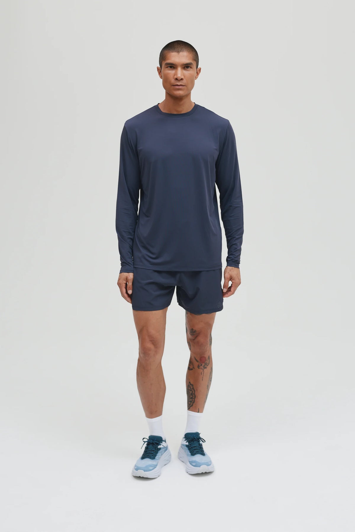 Condition Aero Midnight Long Sleeve Set - T Shirt / Short from DripModa