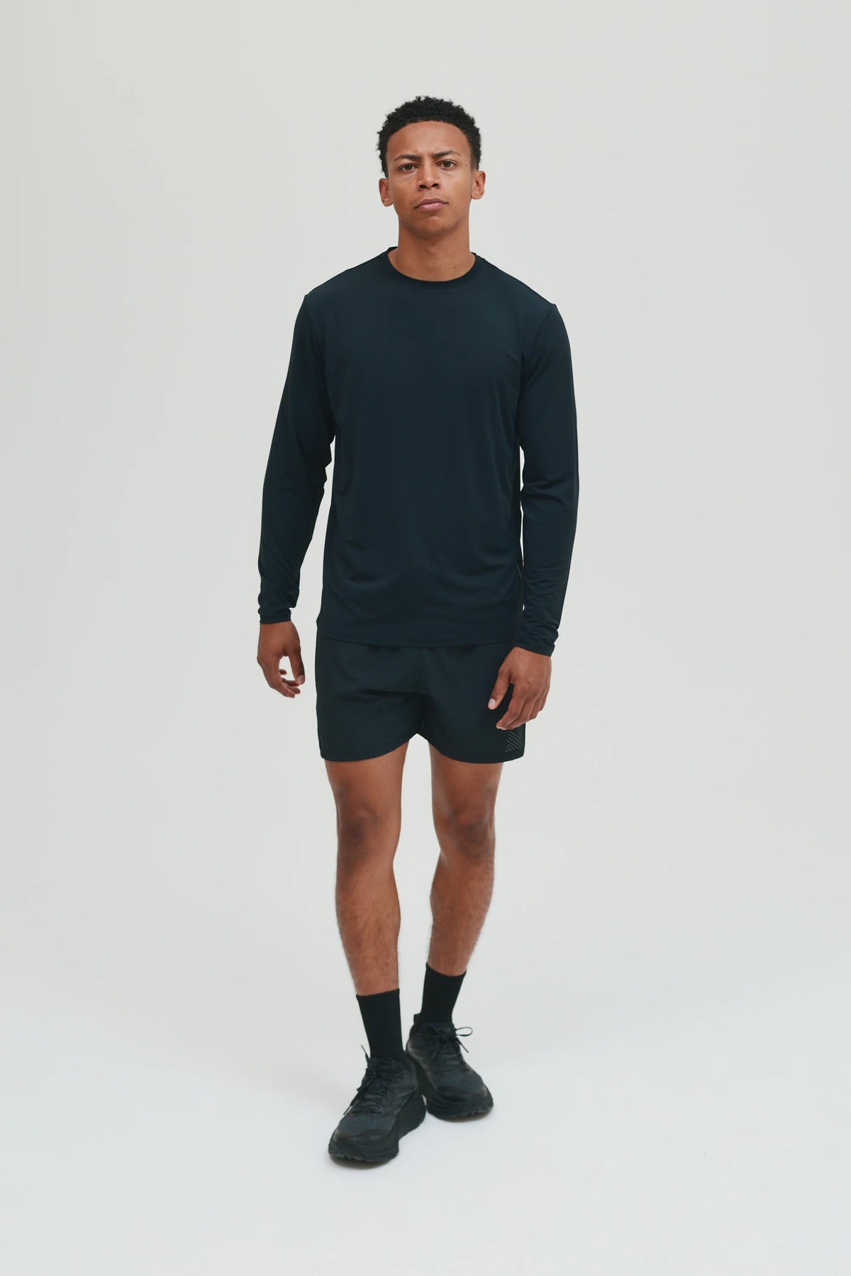 Condition Aero Black Long Sleeve Set - T Shirt / Short from DripModa