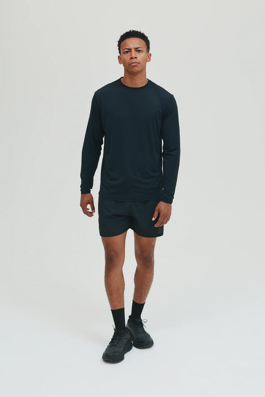 Condition Aero Black Long Sleeve Set - T Shirt / Short from DripModa