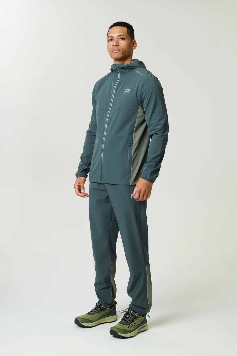 Reprimo Clima Shell Jacket - Dark Moss / Khaki from Dripmoda