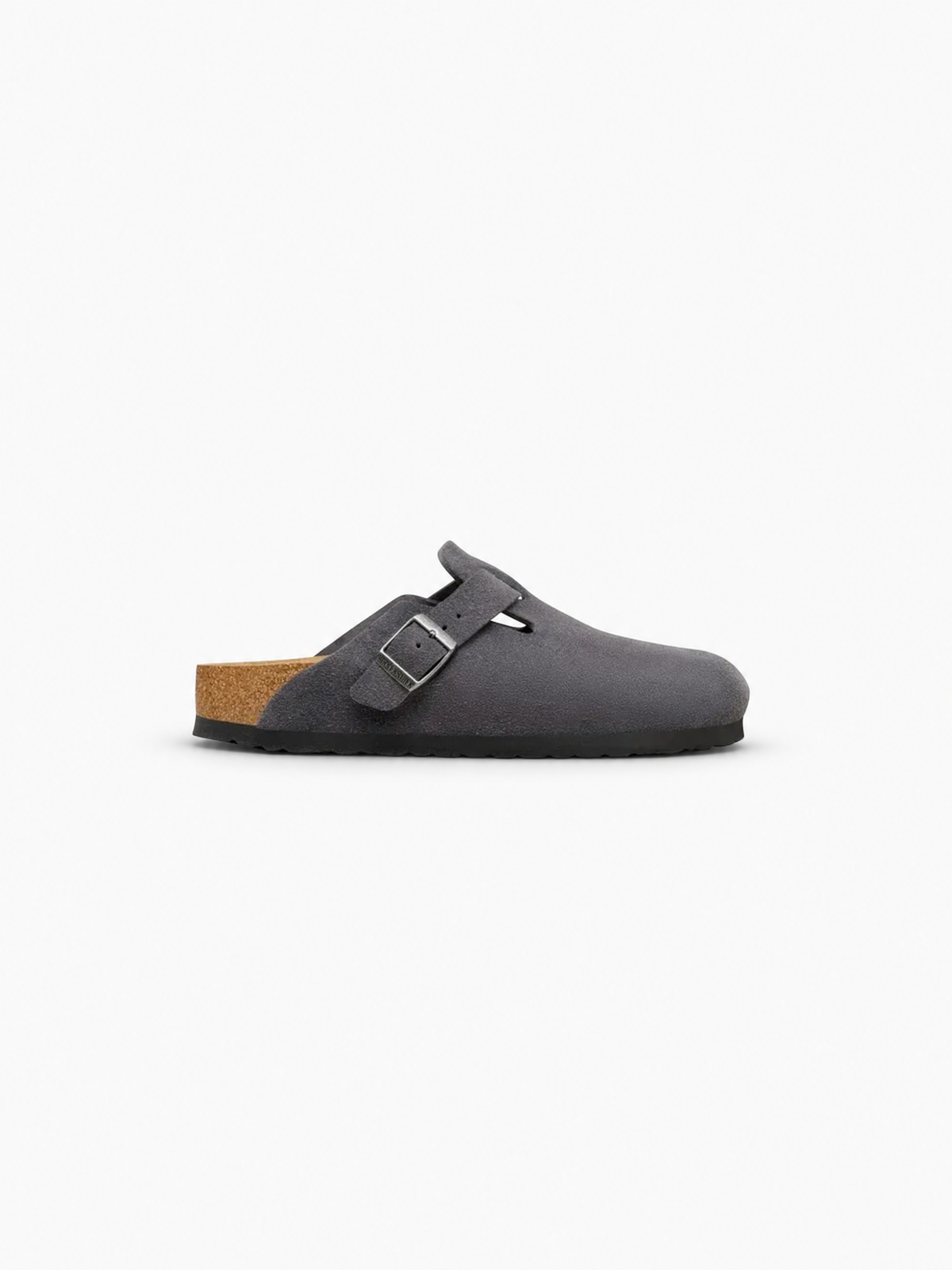 Birkenstock Boston Suede Leather - Charcoal