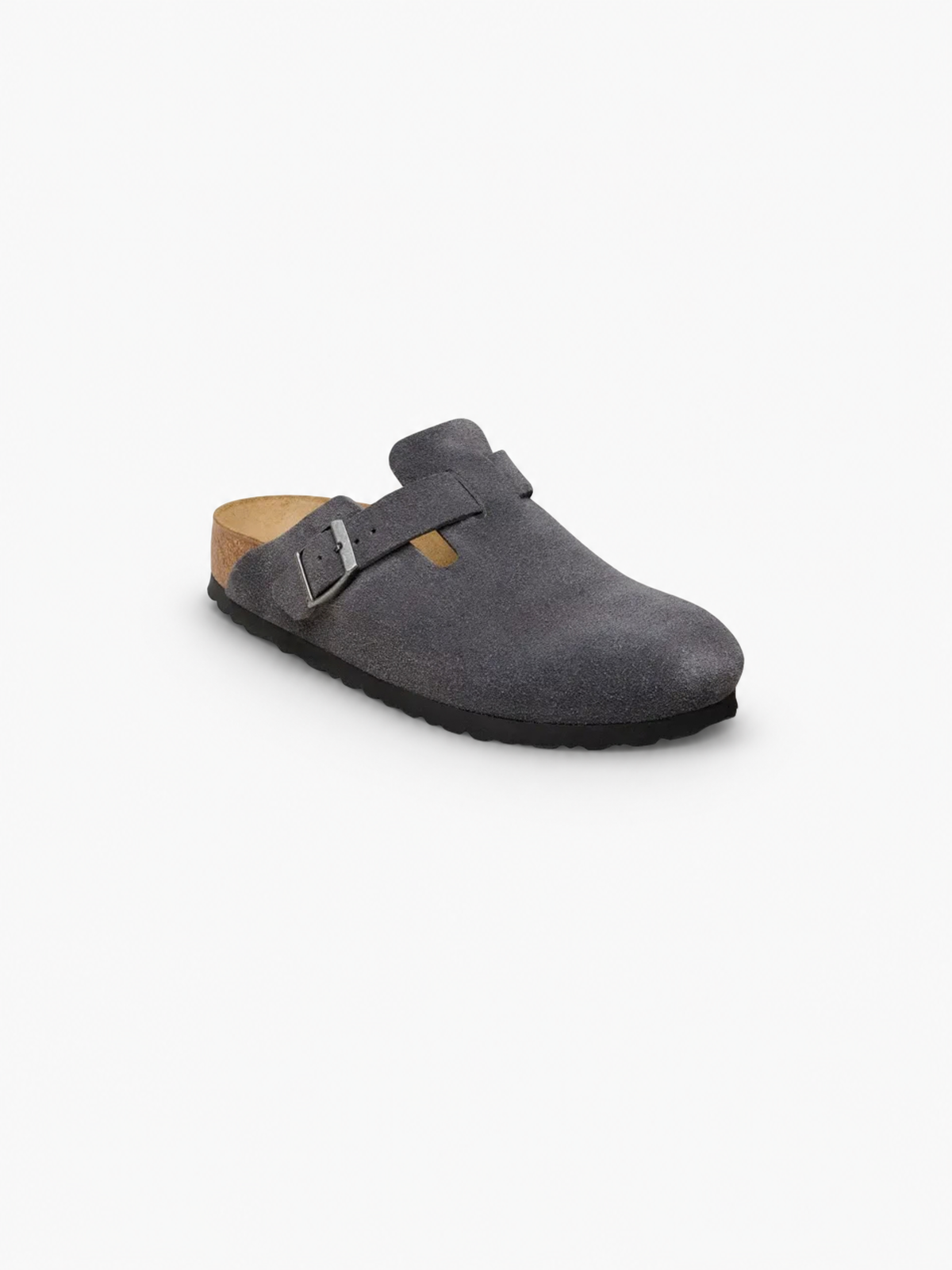 Birkenstock Boston Suede Leather - Charcoal