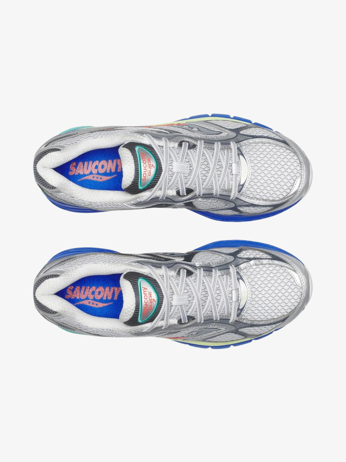 Saucony Guide 7 Trainer - Silver / Multi from DripModa