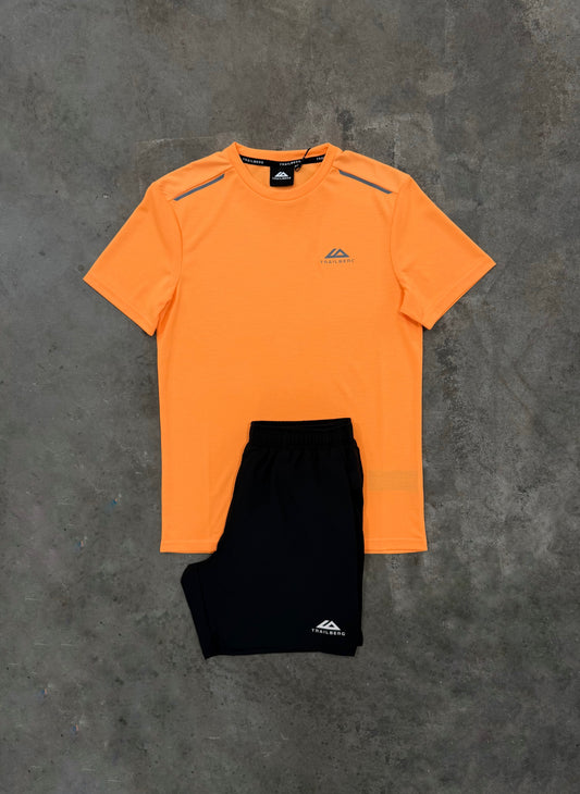 Trailberg Endura Orange Set - T Shirt / Short from DripModa