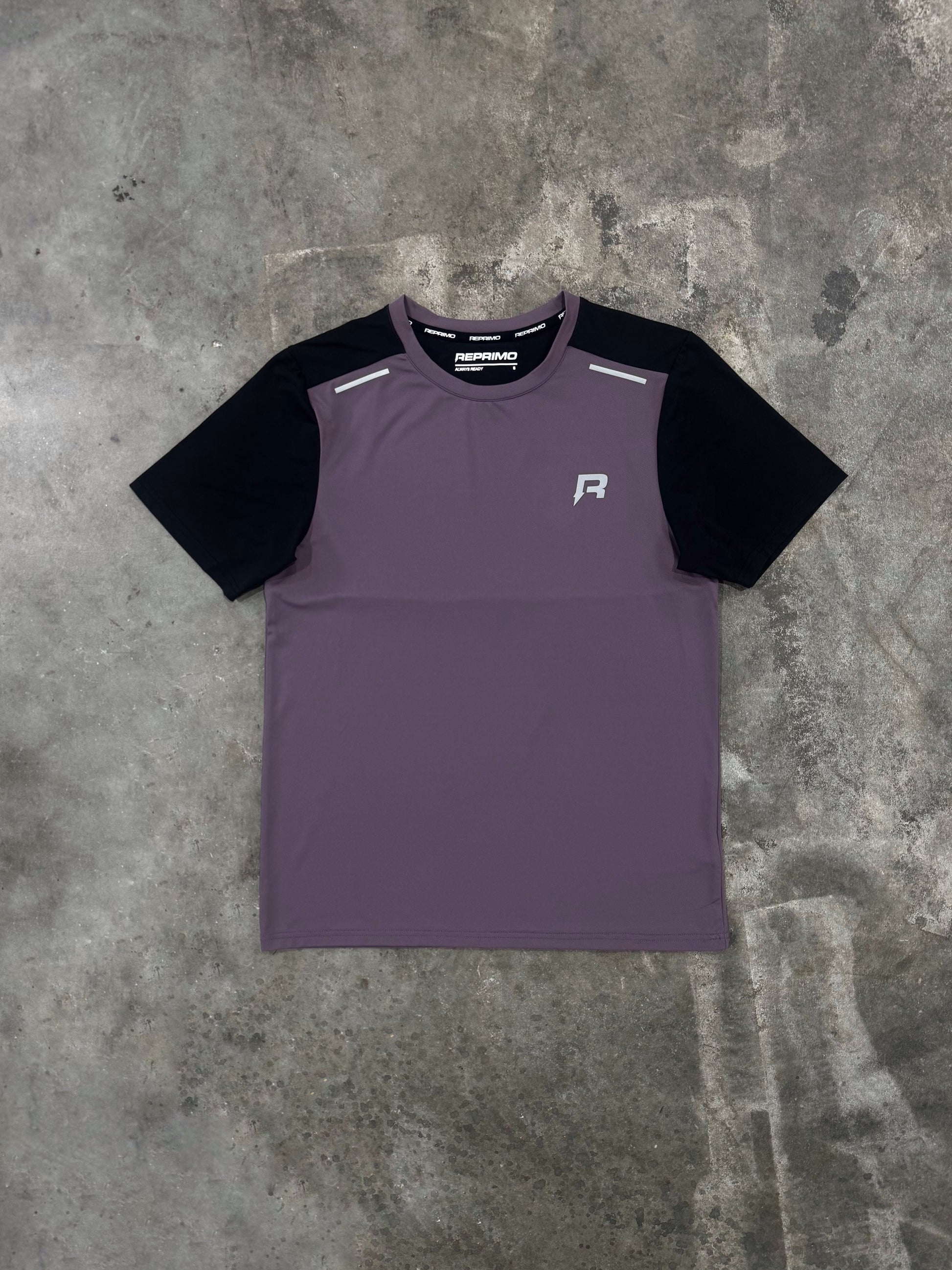 Reprimo Flight T Shirt - Mauve / Black from Dripmoda