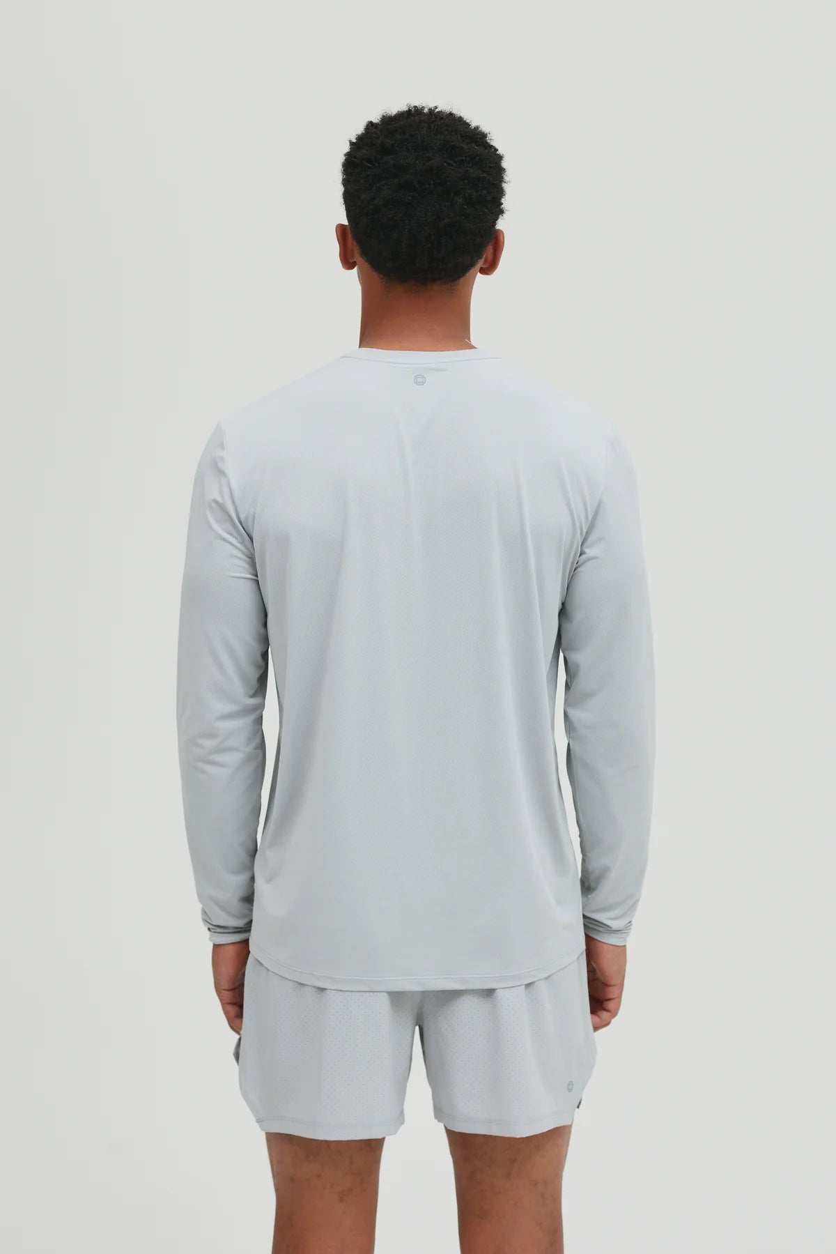 Condition Aero Light Grey Long Sleeve Set - T Shirt / Short from DripModa