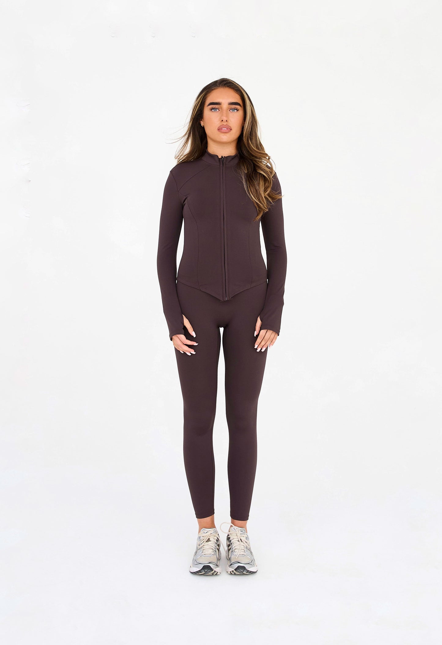 MDA Core Wrap Waist Leggings - Cocoa