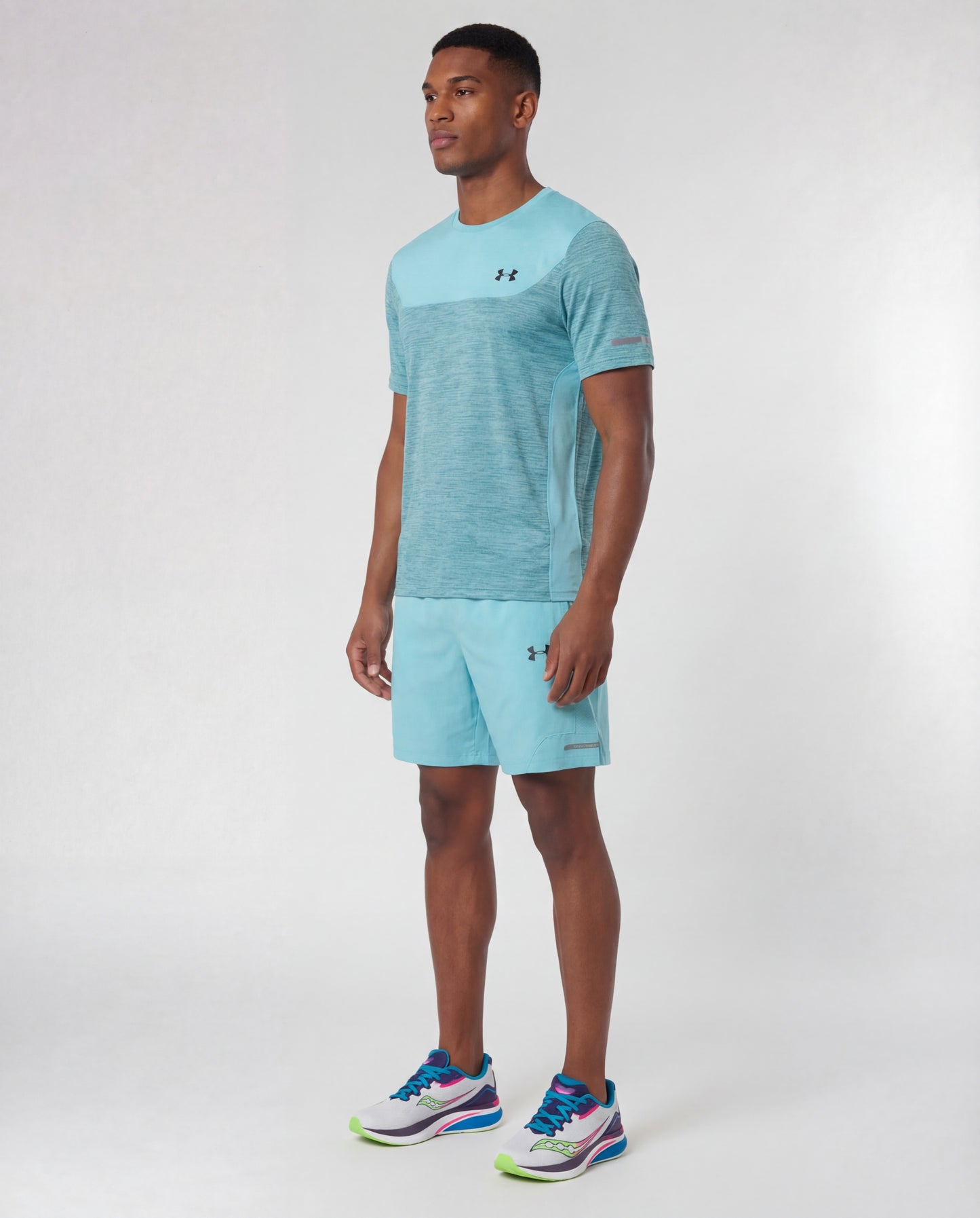Under Armour Utility Blue Set - T Shirt / Short