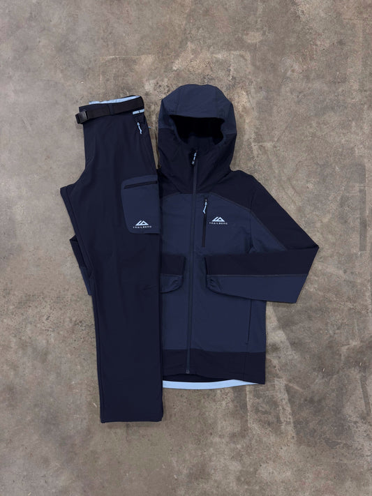 Trailberg Deep Ocean Caldera Gridded Fleece Tracksuit - jacket / Pant