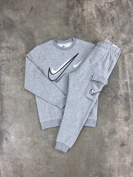 Nike Multi Swoosh TrackSuit - Grey