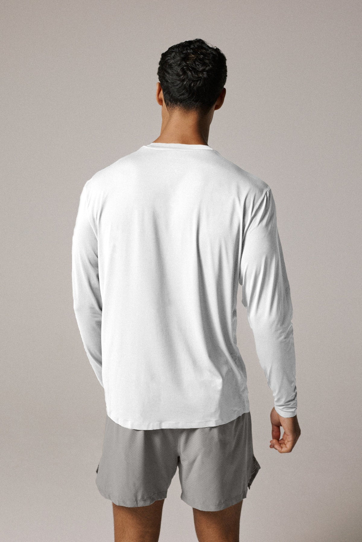 Condition Aero White Long Sleeve Set - T Shirt / Short from DripModa