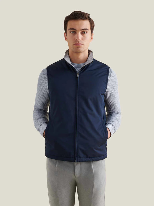 Peckham Rye Light Padded Vest - Dark Sapphire from DripModa