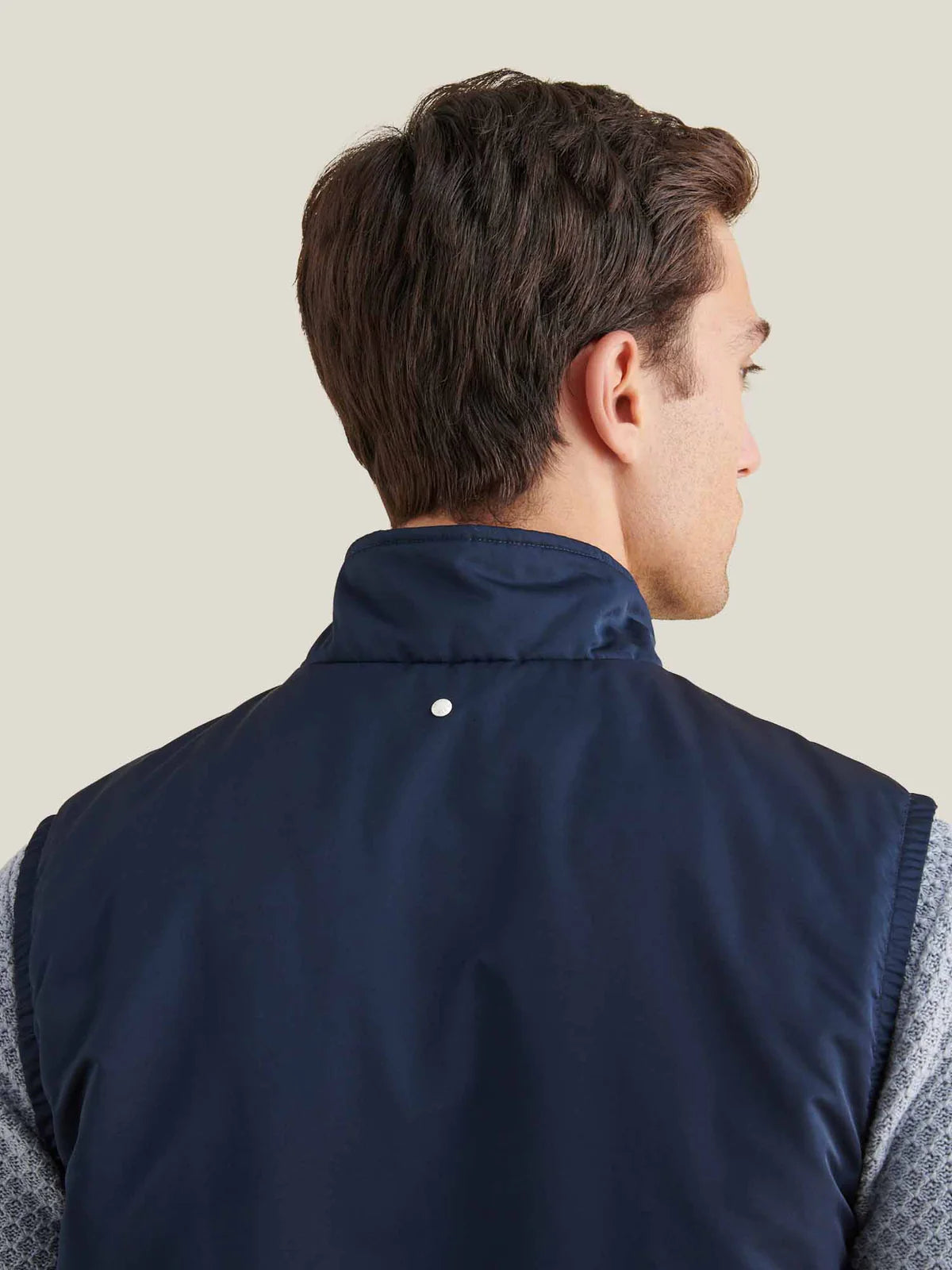 Peckham Rye Light Padded Vest - Dark Sapphire from DripModa