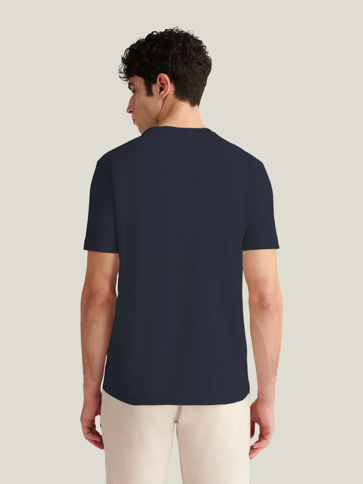 Peckham Rye Slub T Shirt - Dark Sapphire Navy from DripModa