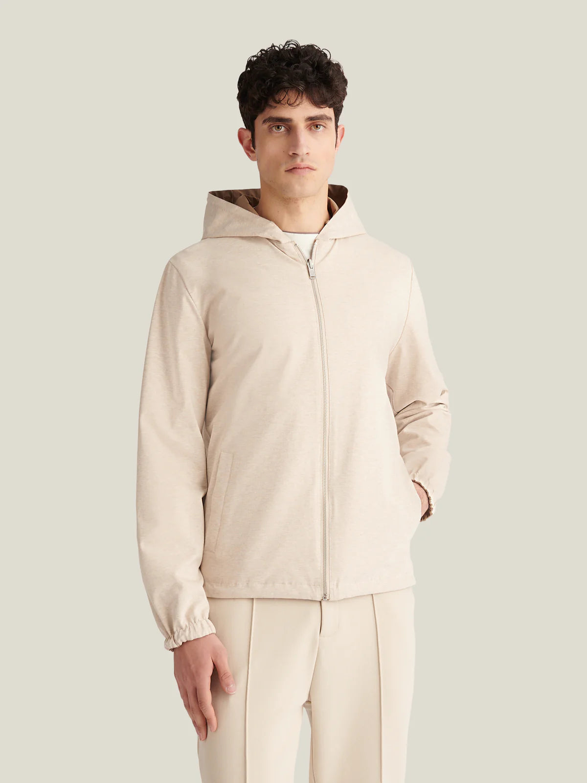 Peckham Rye Padded Reversible Jacket - Caribou from DripModa