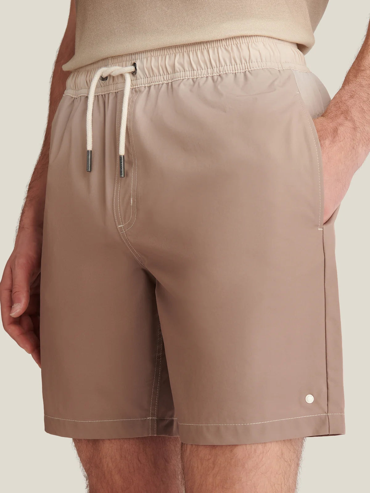 Peckham Rye Gradient Print Drawstring Swim Short - Caribou from DripModa