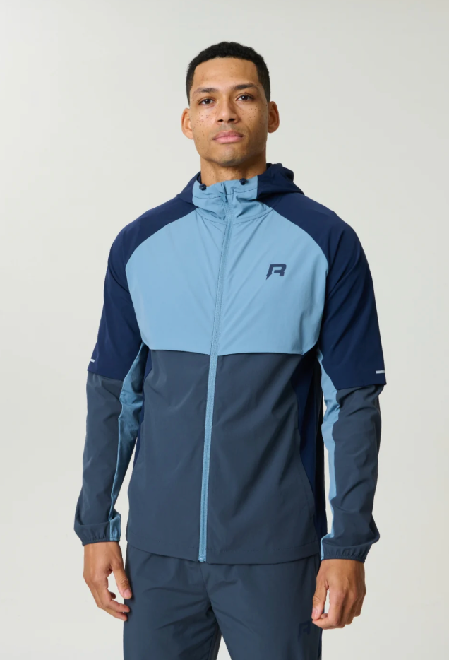 Reprimo Vortex Jacket - Dusky Blue / Ink from Dripmoda