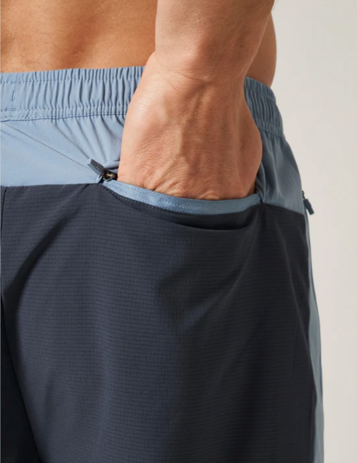 Reprimo Clima Short - Dusty / Ink Blue from DripModa
