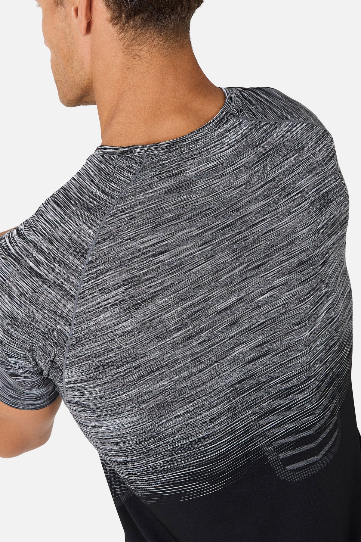 Trailberg Arc Seamless 2.0 Tee - Black/Moon Grey from DripModa