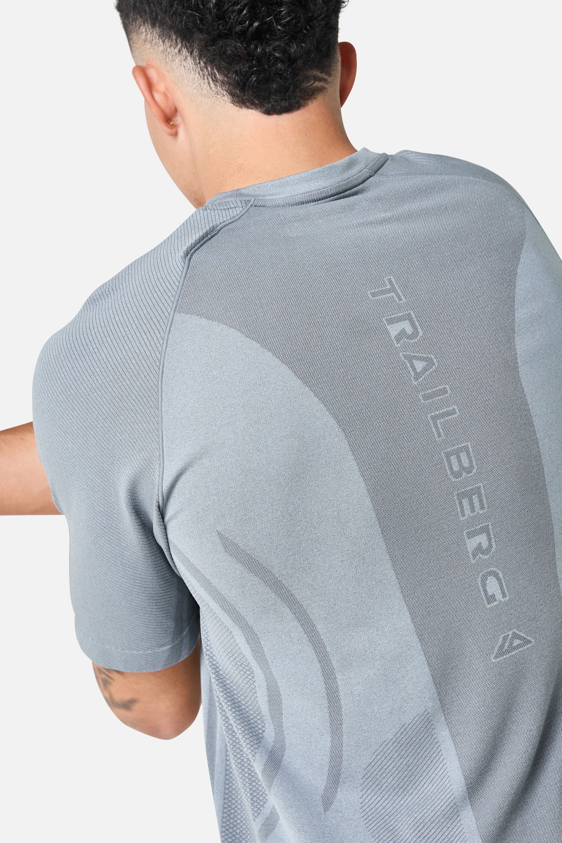 Trailberg Fusion Seamless T Shirt - Grey from DripModa