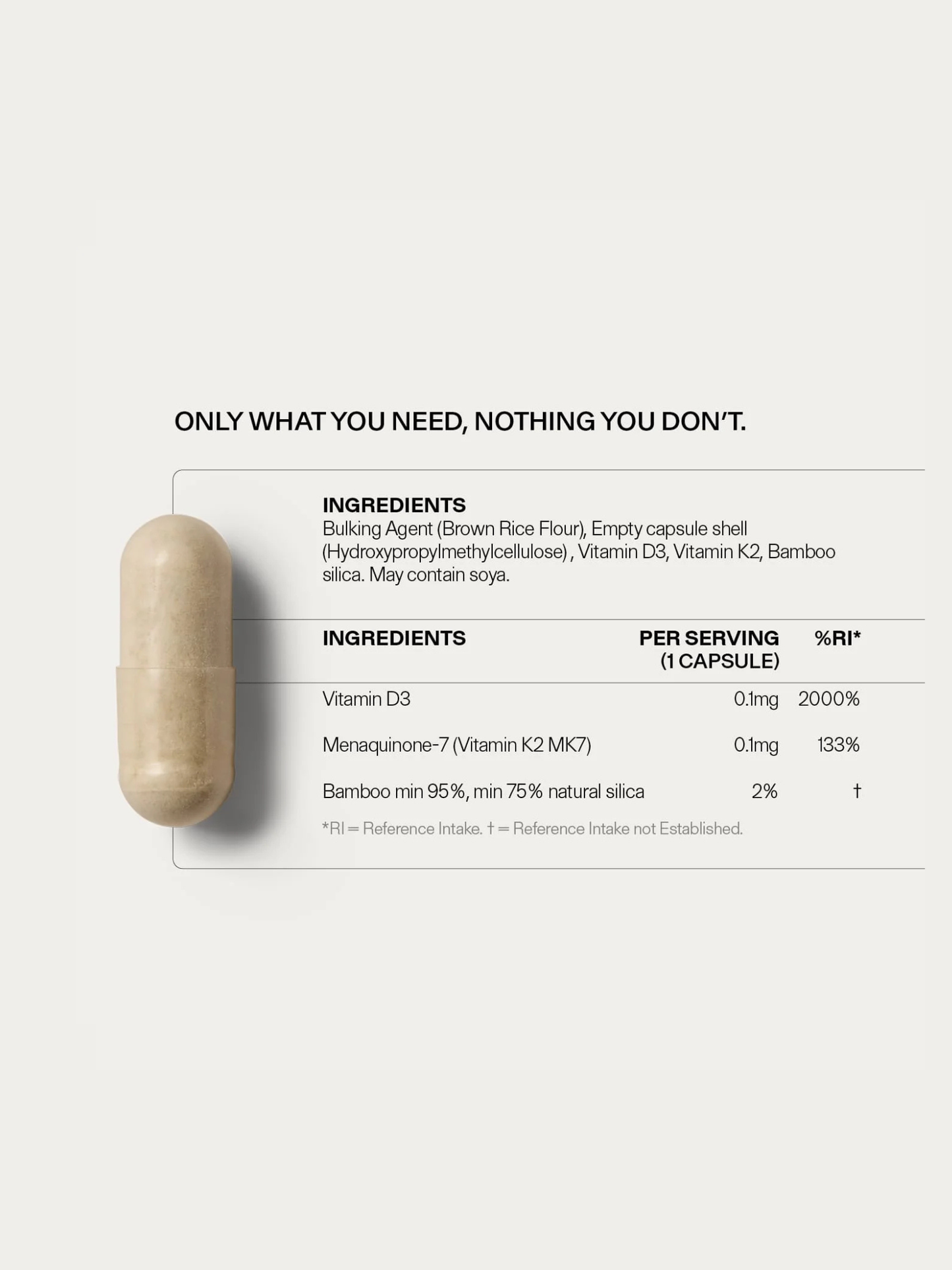 Puresport Vitamin D3 + K2 Capsules